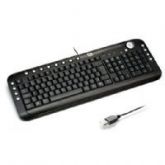 TECLADO USB MULTMIDIA SLIM PRETO ABNT C3TECH KB2202-2